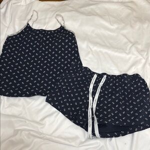 Women's Navy Blue Sleepwear Set